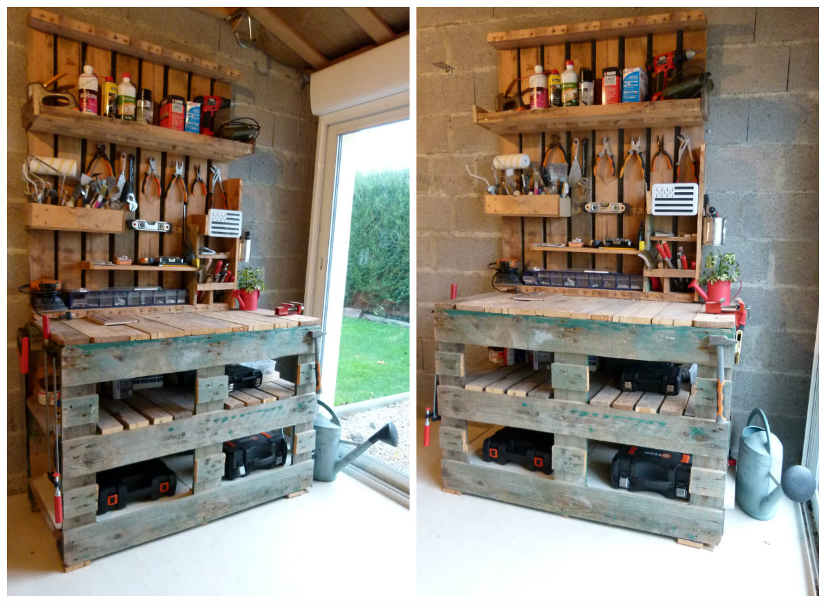 DIY Établi en palette