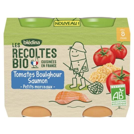 Blédichef Couscous Végétal Aux Légumes Et Pois Chiches 230g - Repas Bébé Dès 12 Mois, Complet Et équilibré